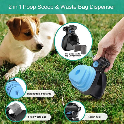 Nunbell Folding Dog Shovel Blue