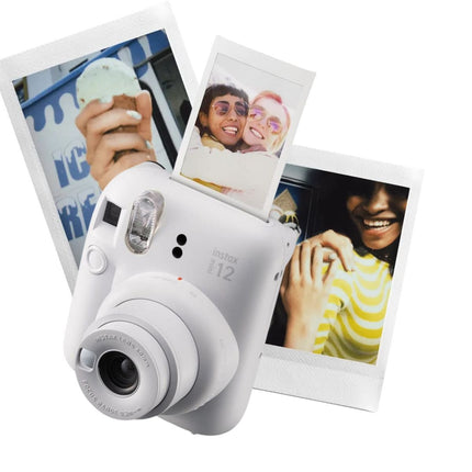 Fujifilm Instax Mini 12 Στιγμιαία Φωτογραφική Μηχανή με Αυτόματη Έκθεση & Λειτουργία Close-Up Λευκό