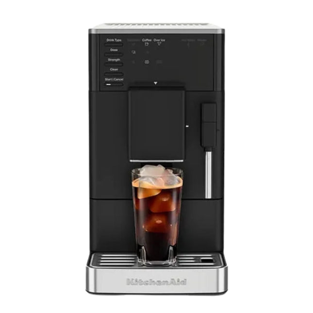 KitchenAid KF2 Πλήρως Αυτόματη Μηχανή Espresso με Παγωμένο Καφέ και Τεχνολογία QuietGrind 5KES8452BBM Matte Black