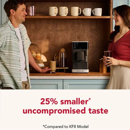 KitchenAid KF2 Πλήρως Αυτόματη Μηχανή Espresso με Παγωμένο Καφέ και Τεχνολογία QuietGrind 5KES8452BBM Matte Black