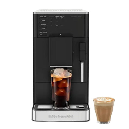 KitchenAid KF2 Πλήρως Αυτόματη Μηχανή Espresso με Παγωμένο Καφέ και Τεχνολογία QuietGrind 5KES8452BBM Matte Black