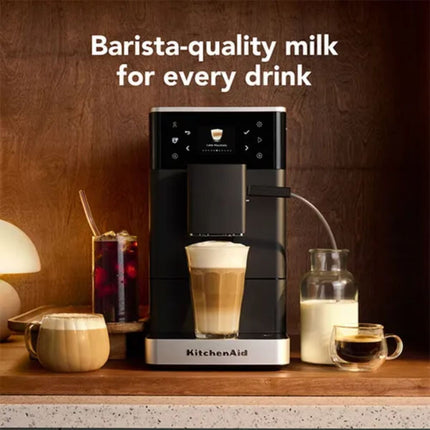 KitchenAid KF3 Πλήρως Αυτόματη Μηχανή Espresso με Παγωμένο Καφέ και Αυτόματο Σύστημα Γάλακτος 5KES8453BBM Matte Black