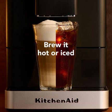 KitchenAid KF4 Πλήρως Αυτόματη Μηχανή Espresso 15bar με Παγωμένο Καφέ και Αυτόματο Σύστημα Γάλακτος 5KES8454BBM Matte Black