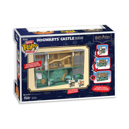 Funko Bitty POP! Bitty Box Harry Potter – Hogwarts Castle με Harry Potter & Ron Weasley Συλλεκτικό Σετ 2 Φιγούρων Βινυλίου 2,3 cm