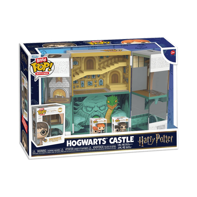 Funko Bitty POP! Bitty Box Harry Potter – Hogwarts Castle με Harry Potter & Ron Weasley Συλλεκτικό Σετ 2 Φιγούρων Βινυλίου 2,3 cm