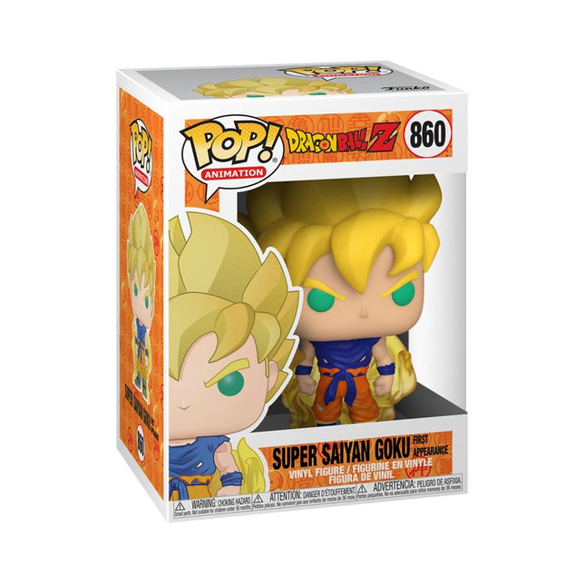 Funko POP! Animation Dragon Ball Z S8 – Super Saiyan Goku First Appearance #860 Συλλεκτική Φιγούρα Βινυλίου 12,7 cm