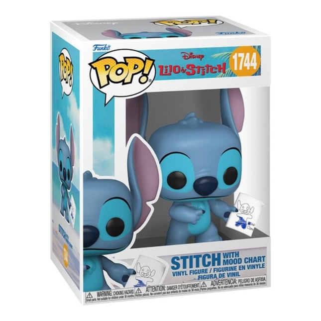 Funko POP! Disney Lilo & Stitch – Stitch with Mood Chart #1744 Συλλεκτική Φιγούρα Βινυλίου 10,4 cm με Πιθανή Chase Έκδοση