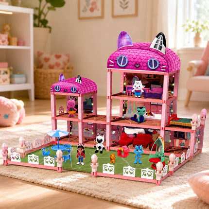 Gabby’s Dollhouse Παιδικό Σετ Κουκλόσπιτο με Φιγούρες, Έπιπλα & Αξεσουάρ 3+ Ετών
