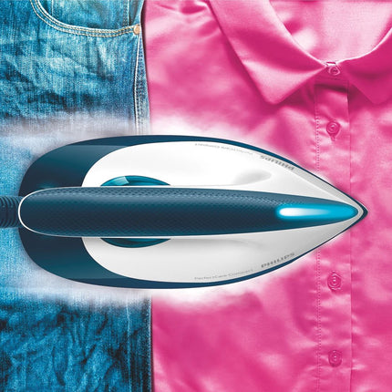 PHILIPS PerfectCare Compact Σύστημα Σιδερώματος 6.5B 2400W 1.5L με Τεχνολογία OptimalTEMP & Συνεχή Παροχή Ατμού Χρώμα Λευκό Μπλε GC7840/20