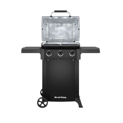 Broil King Gem 310 Shadow Ψησταριά BBQ με 3 Ανοξείδωτους Καυστήρες και Flav-R-Wave™ 814953 Μαύρο