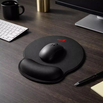 GENIUS G-WMP 100 Mousepad με Εργονομικό Memory Foam Wrist Rest Μαύρο