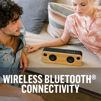 House of Marley Get Together Mini Φορητό Ηχείο Bluetooth με TWS, Αυτονομία 10 Ωρών και Φυσικό Μπαμπού JA013