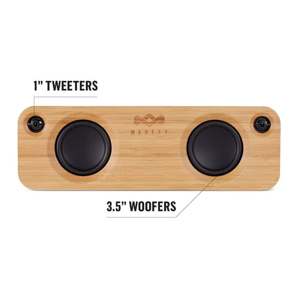 House of Marley Get Together Φορητό Ηχείο Bluetooth με Μπαταρία 8 Ωρών και Φυσικό Μπαμπού JA006