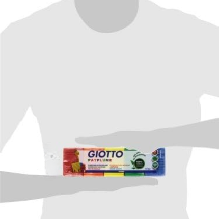 GIOTTO Patplume Μαλακή Πλαστελίνη 10 Χρωμάτων 50g GIO-513300 2+Ετών
