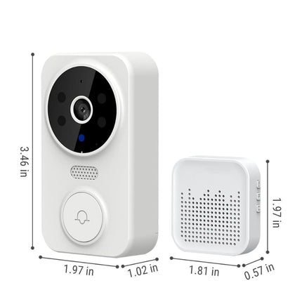 Green Lyca Mini Έξυπνο Κουδούνι με Κάμερα 1080P και Wi-Fi GL69616