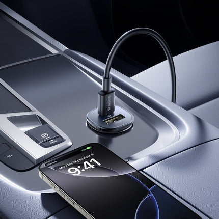 Baseus GoTrip DP1 Car Charger 30W U+C Cosmic Black