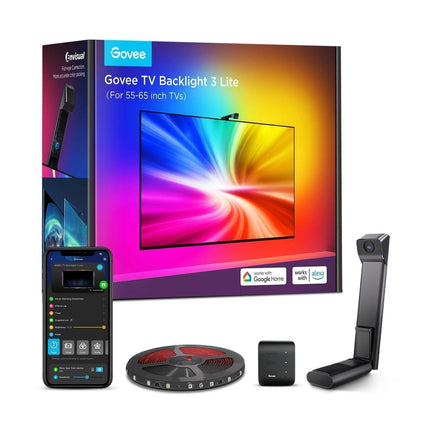 Govee Φωτισμός TV Backlight 3 Lite H6099 55–65” RGBICW με Envisual Camera & Έξυπνο Έλεγχο