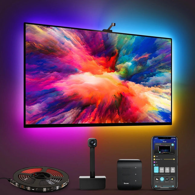 Govee Φωτισμός TV Backlight DreamView T1 H6199 55–65” RGBIC με Envisual Color-Match & Φωνητικό Έλεγχο