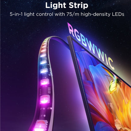 Govee Φωτισμός TV Backlight 3 Pro 55–65” RGBICW με Τριπλή HDR Κάμερα, Matter & DreamView