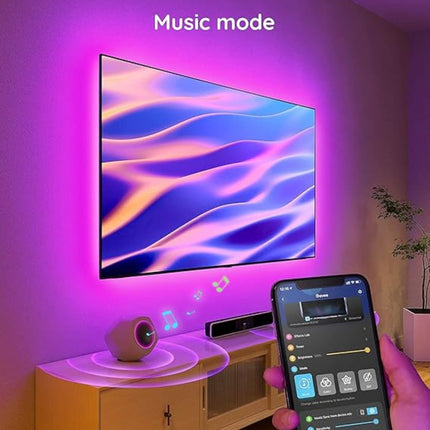 Govee TV Έξυπνη Ταινία Οπίσθιου Φωτισμού LED 46–65″ με Έλεγχο μέσω App, Music Mode & 64+ Σκηνές