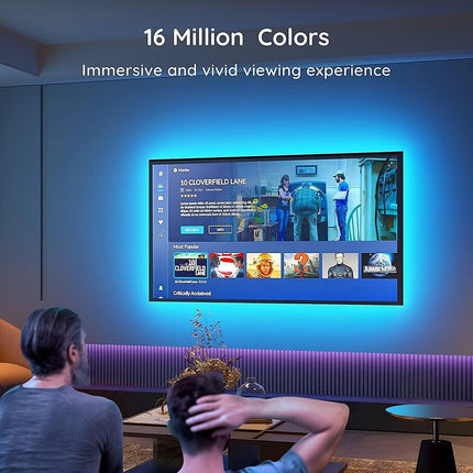 Govee TV Έξυπνη Ταινία Οπίσθιου Φωτισμού LED 46–65″ με Έλεγχο μέσω App, Music Mode & 64+ Σκηνές