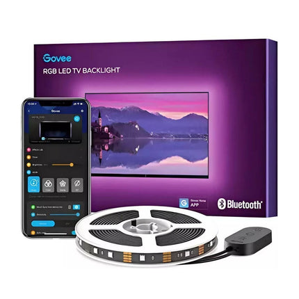 Govee TV Έξυπνη Ταινία Οπίσθιου Φωτισμού LED 46–65″ με Έλεγχο μέσω App, Music Mode & 64+ Σκηνές