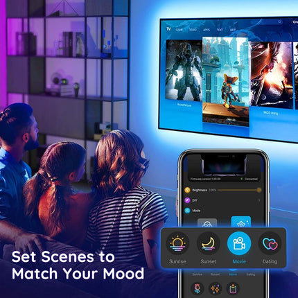 Govee Φωτισμός TV Backlight LED 46–65” με Music Sync, Smart App & Τηλεχειριστήριο H6179