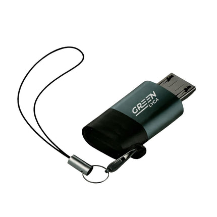 Green Lyca OTG Αντάπτορας Type-C σε Micro με Σταθερή Μετάδοση 480Mbps GL69315