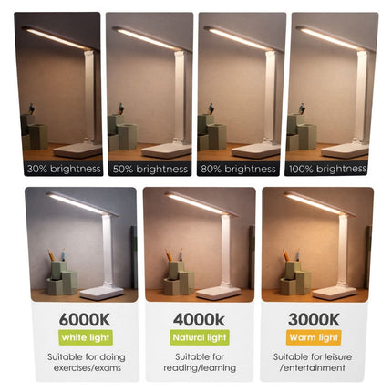 Green Lyca Επιτραπέζιο LED Φωτιστικό Γραφείου με 3 Χρώματα Φωτισμού & Touch Control GL69779
