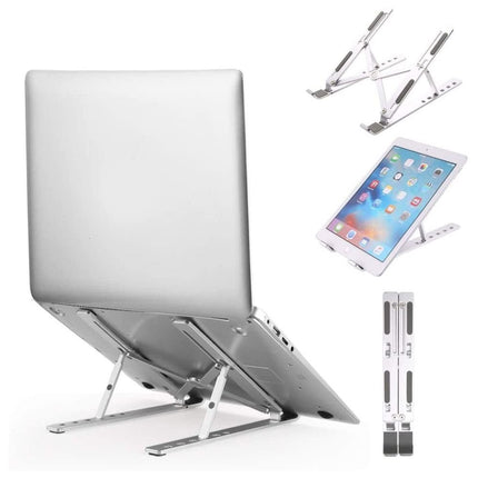 Green Lyca N18 Βάση Στήριξης Laptop και Tablet από Αλουμίνιο Αναδιπλούμενη G-1193