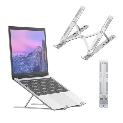 Green Lyca N18 Βάση Στήριξης Laptop και Tablet από Αλουμίνιο Αναδιπλούμενη G-1193