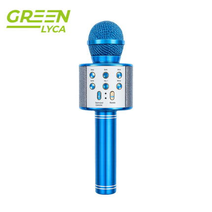 Green Lyca Ασύρματο Μικρόφωνο με Ενσωματωμένο Ηχείο HiFi, Bluetooth & Εγγραφή G-1331