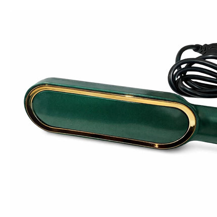 Green Lyca Ισιωτική Βούρτσα Μαλλιών 45W με Τεχνολογία Anti-Frizz, Περιστρεφόμενο Καλώδιο και Θερμοκρασία έως 220°C GL69830