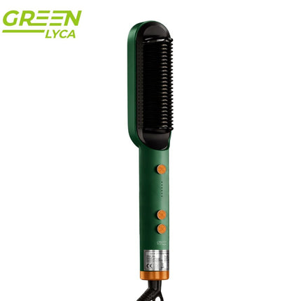 Green Lyca Ισιωτική Βούρτσα Μαλλιών 45W με Τεχνολογία Anti-Frizz, Περιστρεφόμενο Καλώδιο και Θερμοκρασία έως 220°C GL69830