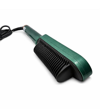 Green Lyca Ισιωτική Βούρτσα Μαλλιών 45W με Τεχνολογία Anti-Frizz, Περιστρεφόμενο Καλώδιο και Θερμοκρασία έως 220°C GL69830