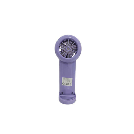 Green Lyca Handheld Fan Επαναφορτιζόμενος Φορητός Ανεμιστήρας με 120 Επίπεδα Ταχύτητας 1200mAh GL70373 Μωβ
