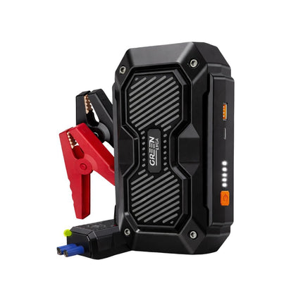 Green Lyca Jump Starter 8000mAh Πολυλειτουργικός Εκκινητής Μπαταρίας με Power Bank & LED Φακό GL70357