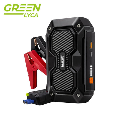 Green Lyca Jump Starter 8000mAh Πολυλειτουργικός Εκκινητής Μπαταρίας με Power Bank & LED Φακό GL70357