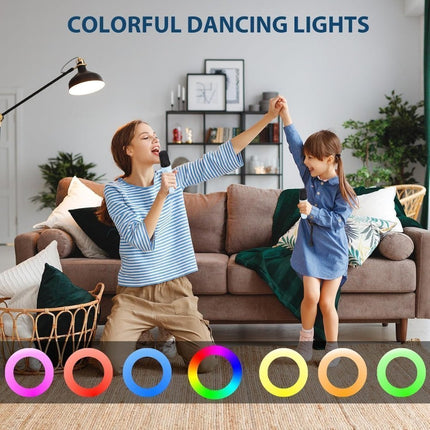 Green Lyca Karaoke Μικρόφωνο με RGB Φωτισμό, Bluetooth 5.3, 5W Ηχείο & Αυτονομία 5 Ώρες
