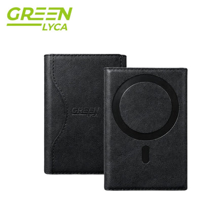 Green Lyca Πορτοφόλι Καρτών με Μαγνητική Στήριξη και Βάση GL69799