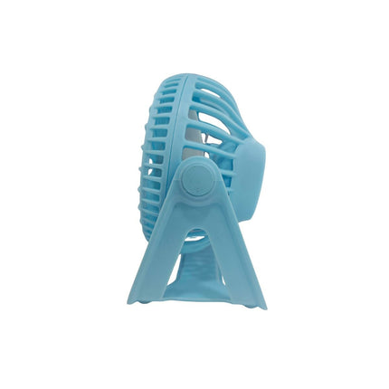 Green Lyca Mini Portable Fan Επαναφορτιζόμενος Φορητός Ανεμιστήρας 1200 mAh με Περιστροφή 360° & 3 Ταχύτητες GL69308 Μπλε