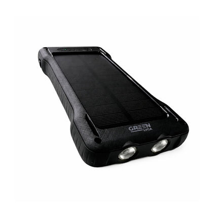 Green Lyca Power Bank 10000mAh με Solar Charging & LED Camping Light GL70174