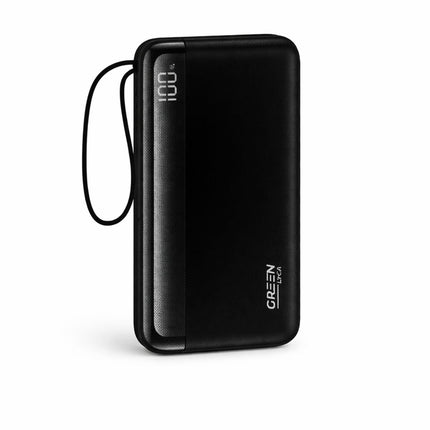 Green Lyca Power Bank 10000mAh Φορητός Φορτιστής με Digital Display και Fast Charging έως 22.5W GL70176