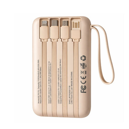 Green Lyca Power Bank 10000mAh Φορητός Φορτιστής με Digital Display και Fast Charging έως 22.5W GL70176