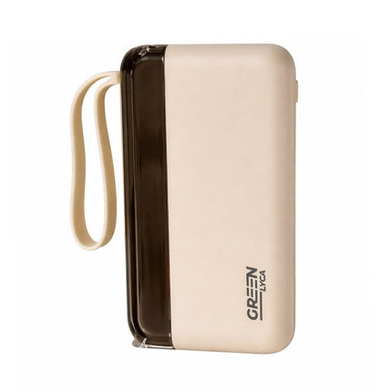 Green Lyca Power Bank 10000mAh Φορητός Φορτιστής με Digital Display και Fast Charging έως 22.5W GL70176