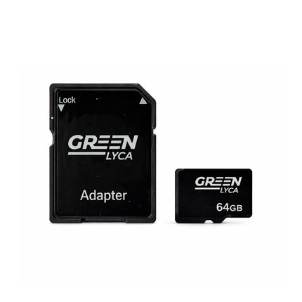 Green Lyca Κάρτα Μνήμης 64GB Υψηλής Ταχύτητας με Αντοχή σε Νερό & Κραδασμούς GL69855