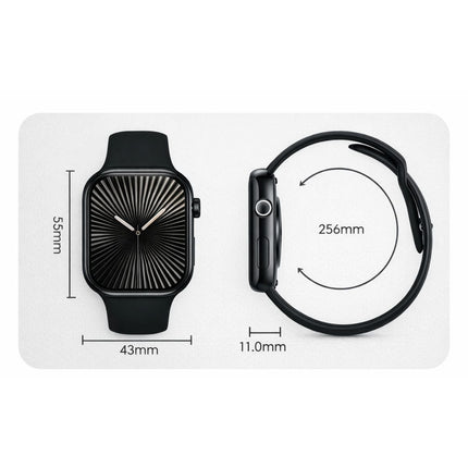 Green Lyca Smart Watch Έξυπνο Ρολόι με Bluetooth Κλήσεις, Υγεία & Sports Modes GL70031
