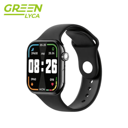 Green Lyca Smart Watch Έξυπνο Ρολόι με Bluetooth Κλήσεις, Υγεία & Sports Modes GL70031