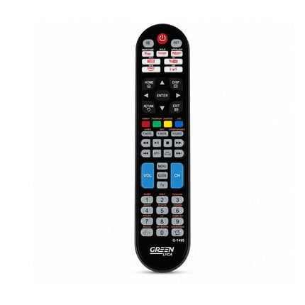 Green Lyca Universal Τηλεχειριστήριο 25 σε 1 για LCD/LED Τηλεοράσεις G-1495