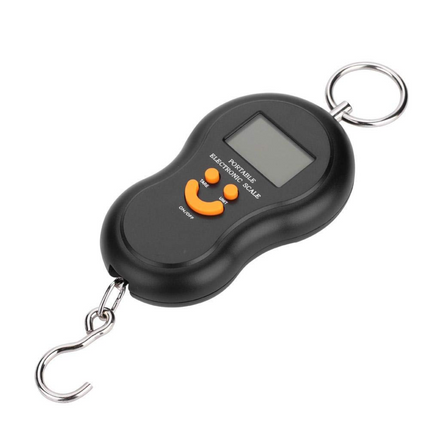Green Lyca Μίνι Φορητή Ζυγαριά Ακριβείας με Μέγιστο Βάρος 50kg & Ακρίβεια 10g για Αποσκευές κα.
